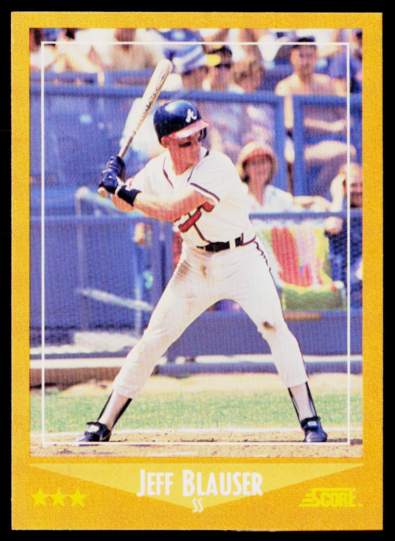 Jeff Blauser 1988 Score #562 RC Atlanta Braves