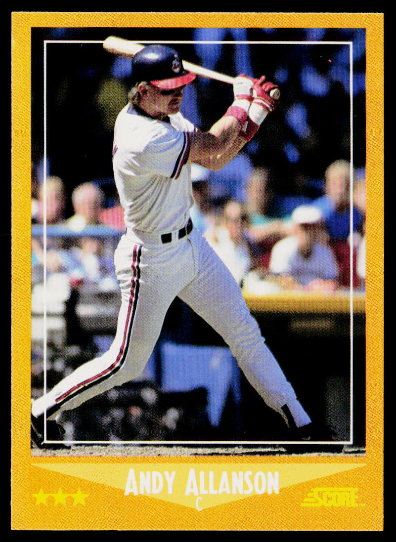 Andy Allanson 1988 Score #586 Cleveland Indians