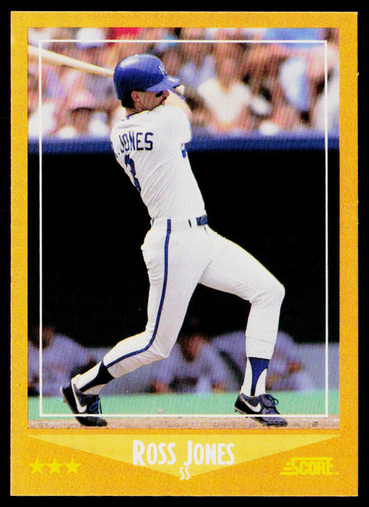 Ross Jones 1988 Score #598 RC Kansas City Royals
