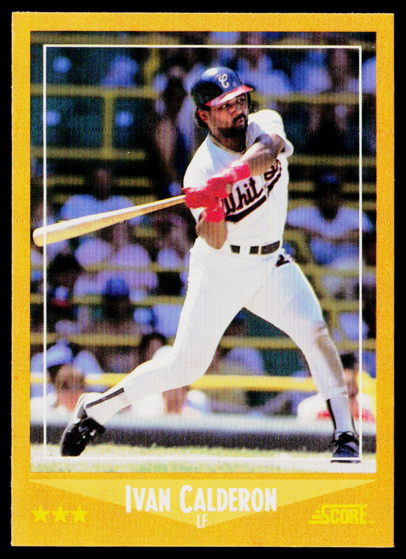 Ivan Calderon 1988 Score #607 Chicago White Sox