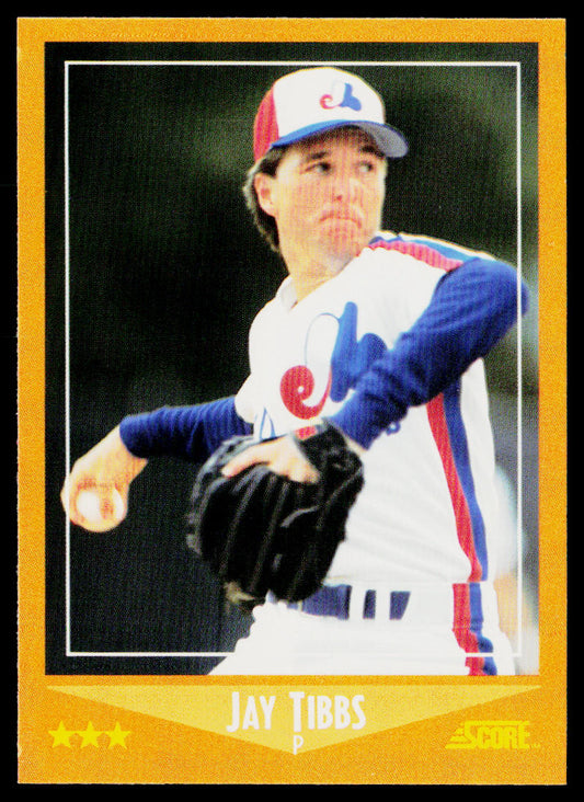 Jay Tibbs 1988 Score #608 Montreal Expos