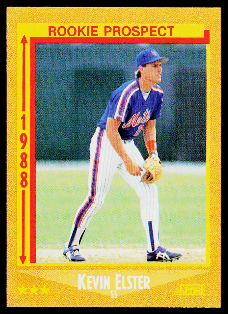 Kevin Elster 1988 Score #624 New York Mets