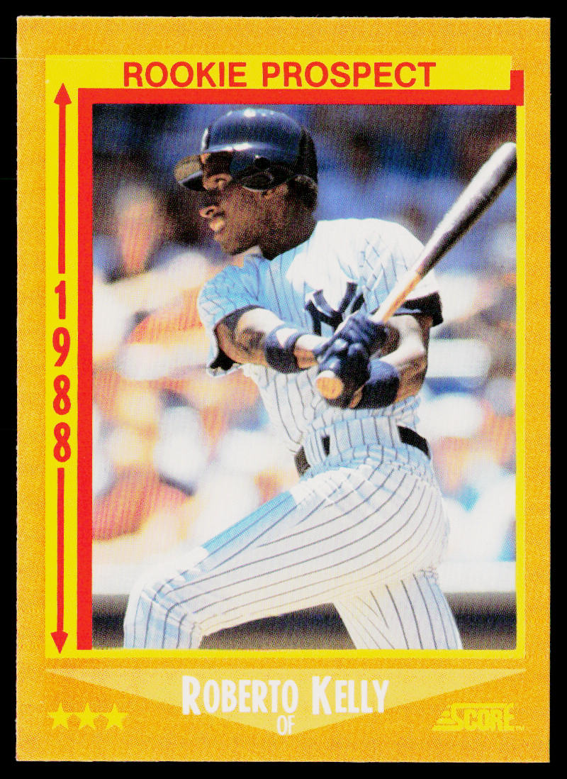 Roberto Kelly 1988 Score Glossy #634 RC New York Yankees