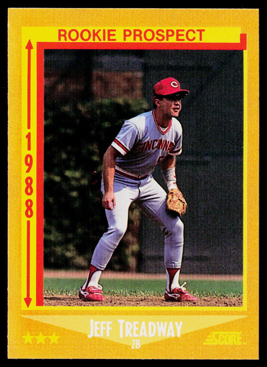 Jeff Treadway 1988 Score #646 RC Cincinnati Reds