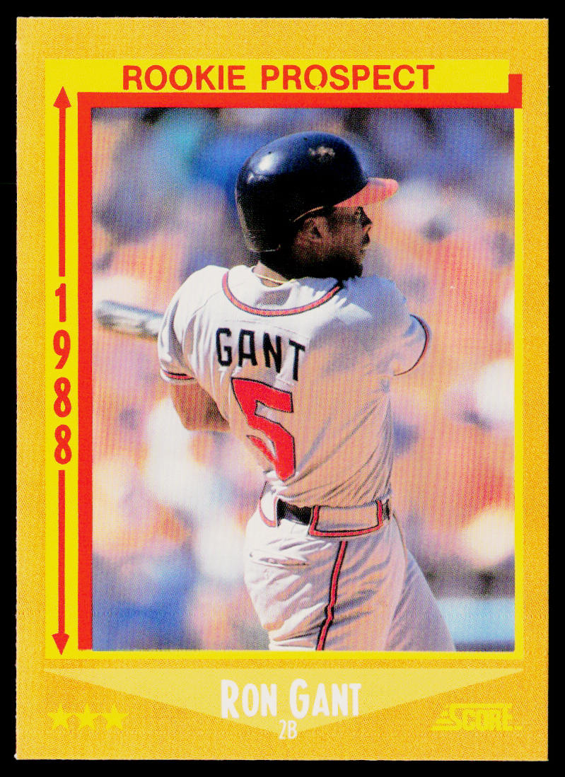 Ron Gant 1988 Score #647 RC Atlanta Braves