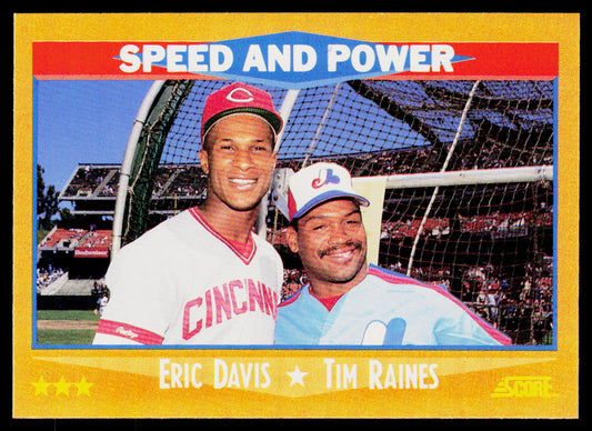 Eric Davis / Tim Raines AS 1988 Score #649