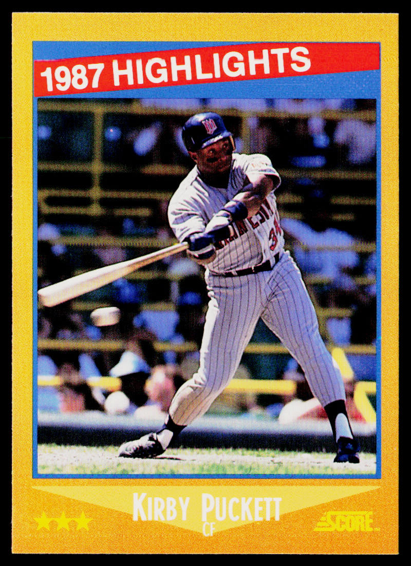 Kirby Puckett 1988 Score #653 Minnesota Twins