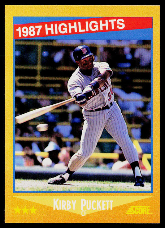 Kirby Puckett 1988 Score #653 Minnesota Twins