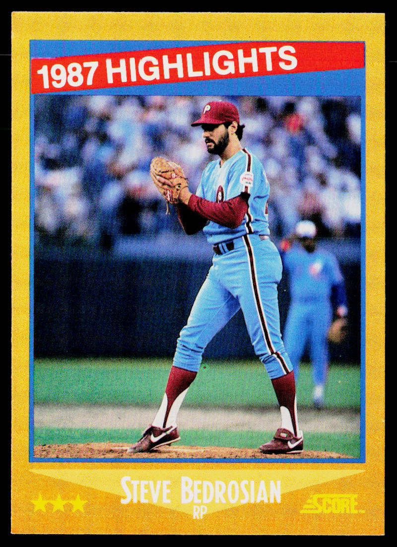 Steve Bedrosian 1988 Score #656 Philadelphia Phillies
