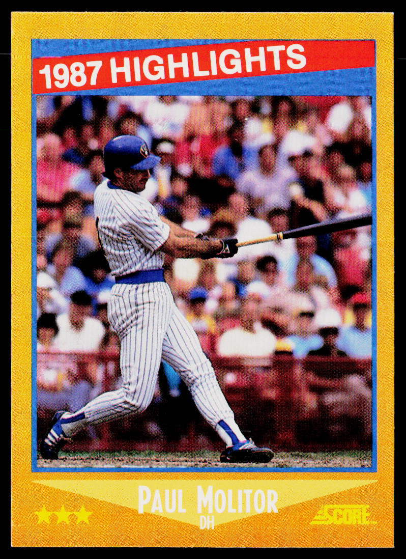 Paul Molitor 1988 Score #660 Milwaukee Brewers