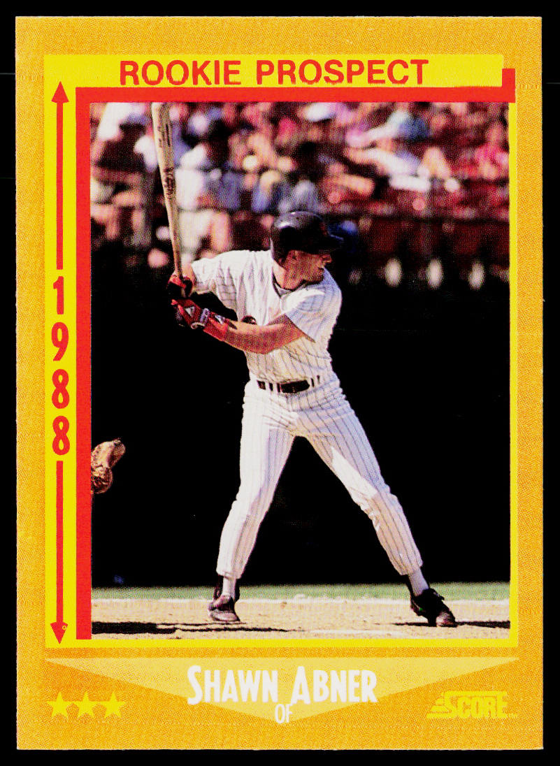 Shawn Abner 1988 Score #626 San Diego Padres