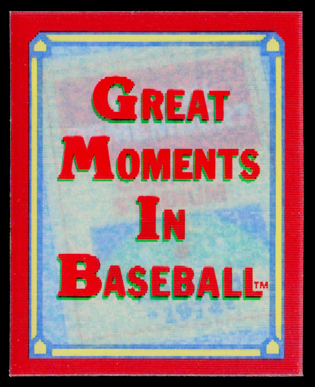 1988 Score Magic Motion: Great Moments in Baseball #22 Atlanta Braves