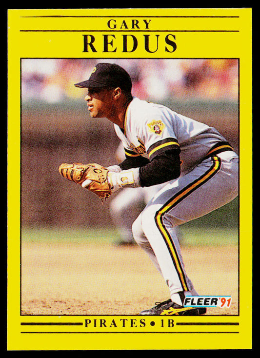Gary Redus 1991 Fleer #47b Pittsburgh Pirates