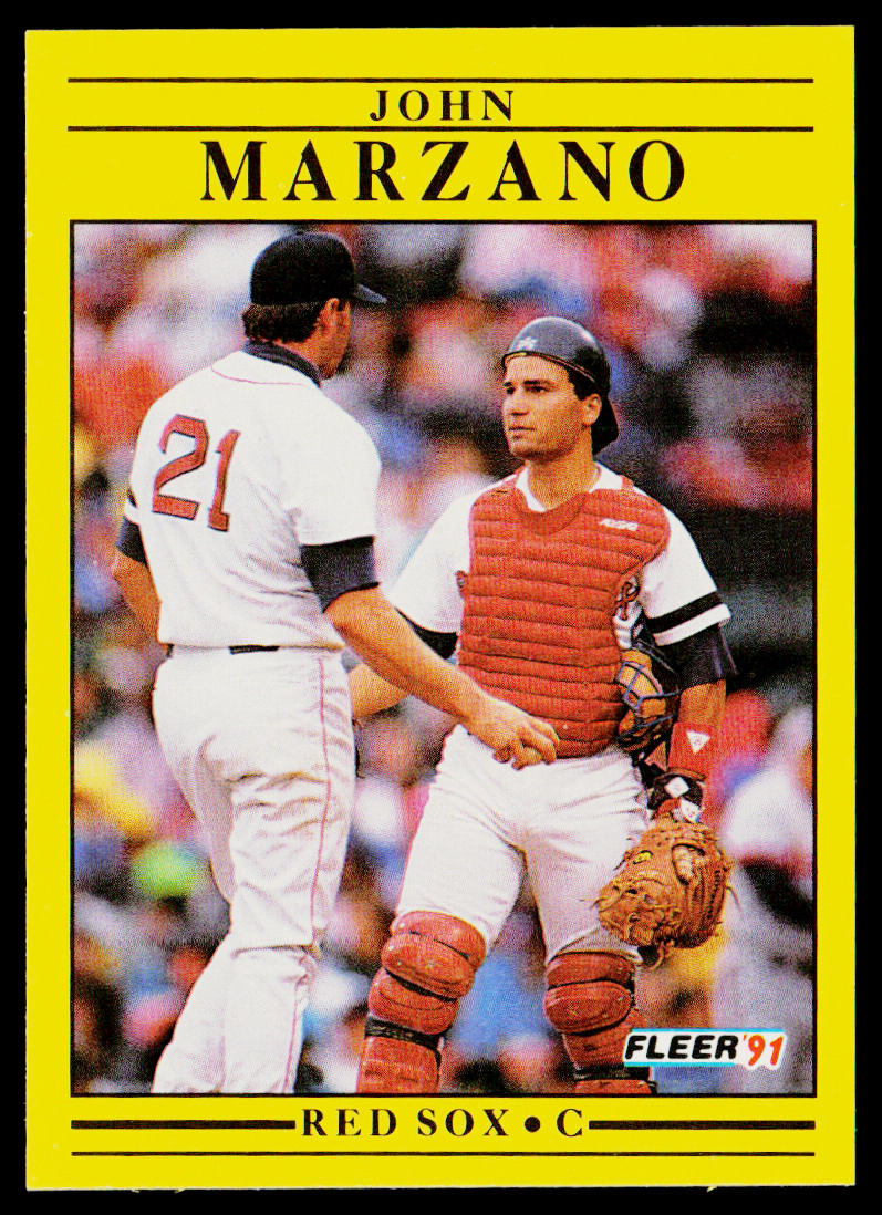 John Marzano 1991 Fleer #103 Boston Red Sox