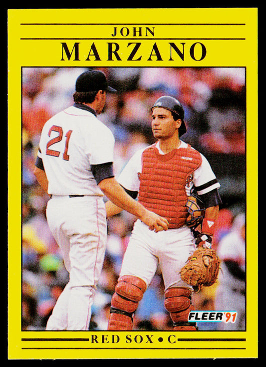 John Marzano 1991 Fleer #103 Boston Red Sox