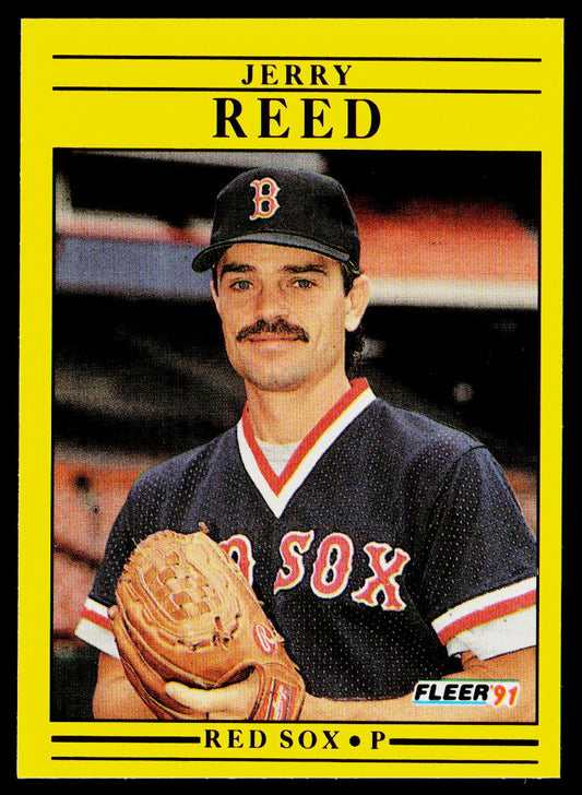 Jerry Reed 1991 Fleer #110b Boston Red Sox