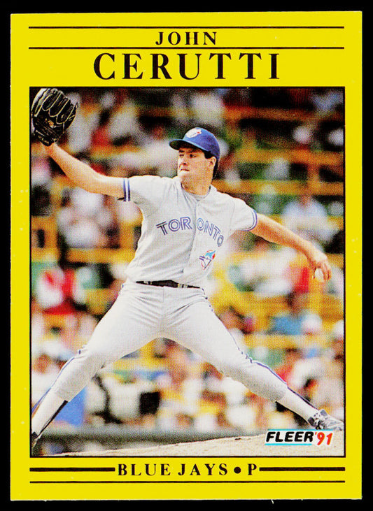 John Cerutti 1991 Fleer #172b Toronto Blue Jays