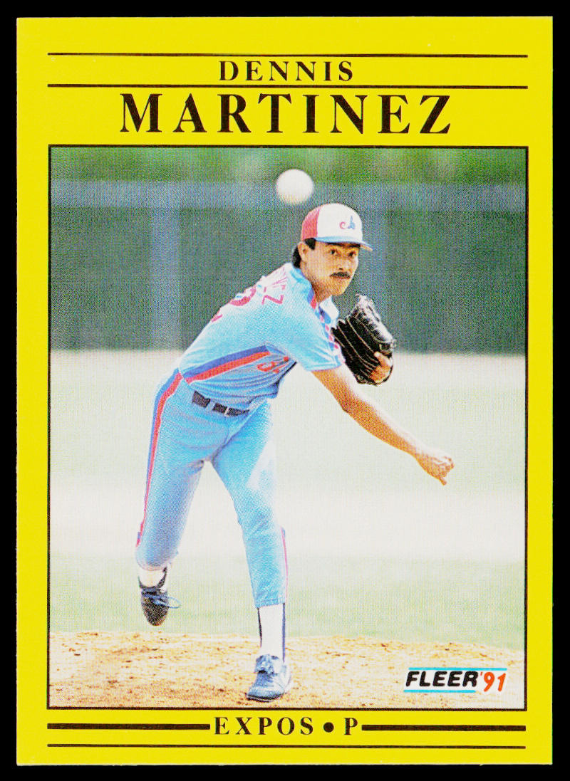Dennis Martinez 1991 Fleer #238 Montreal Expos