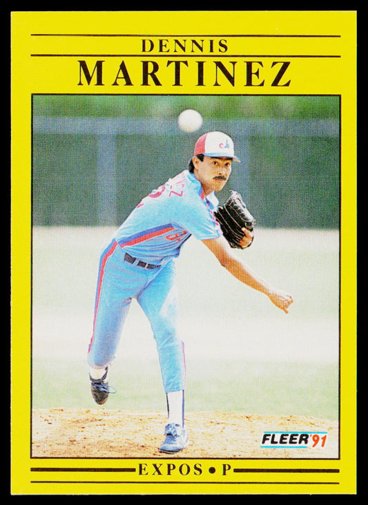 Dennis Martinez 1991 Fleer #238 Montreal Expos