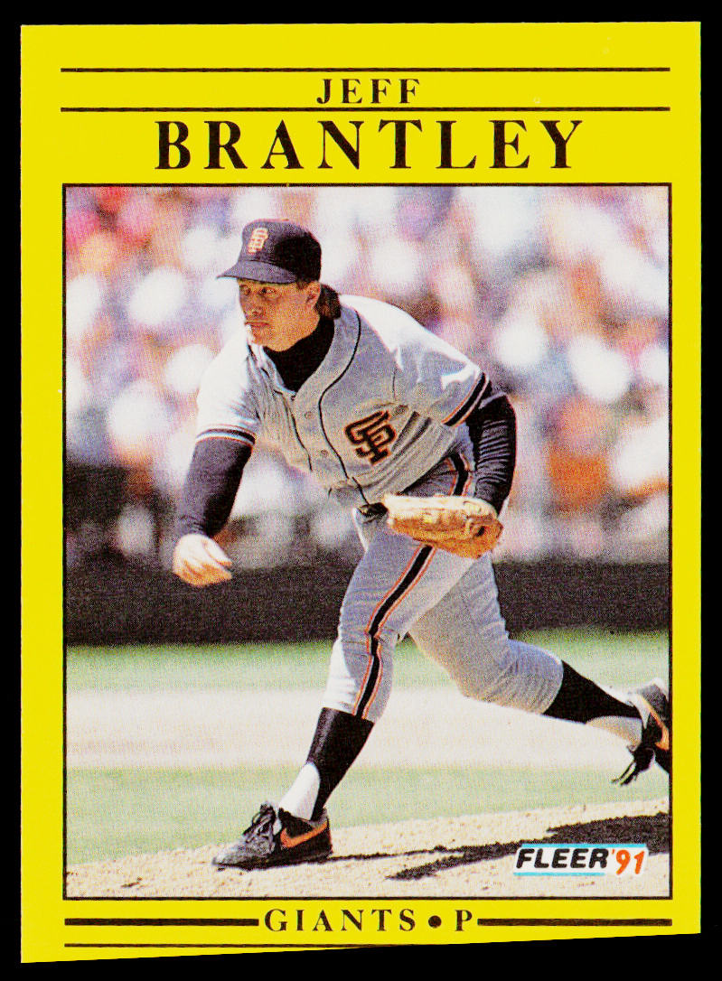 Jeff Brantley 1991 Fleer #255a San Francisco Giants