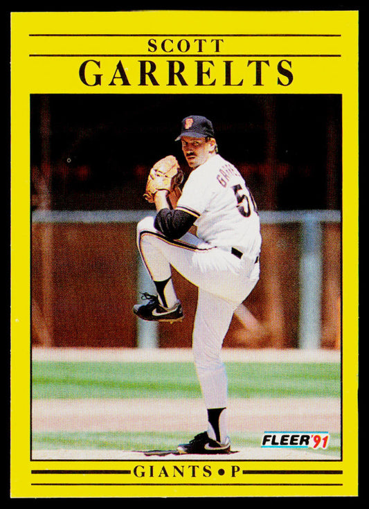 Scott Garrelts 1991 Fleer #262a San Francisco Giants