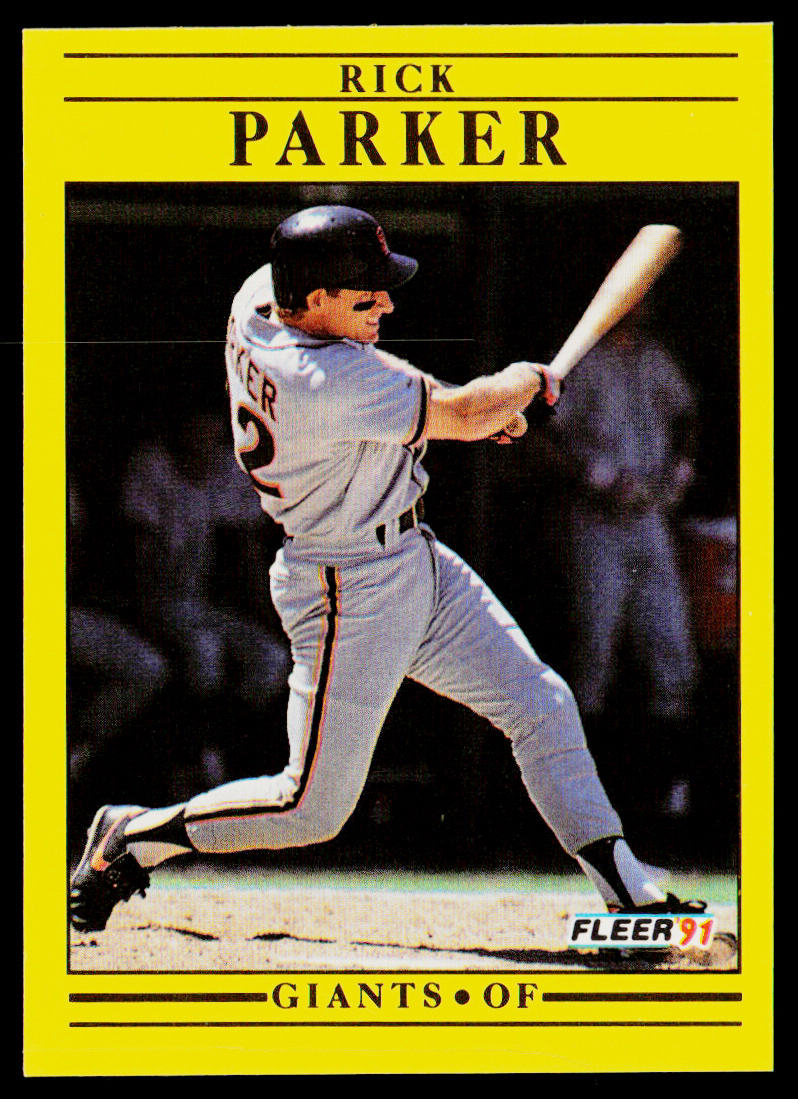 Rick Parker 1991 Fleer #269b San Francisco Giants