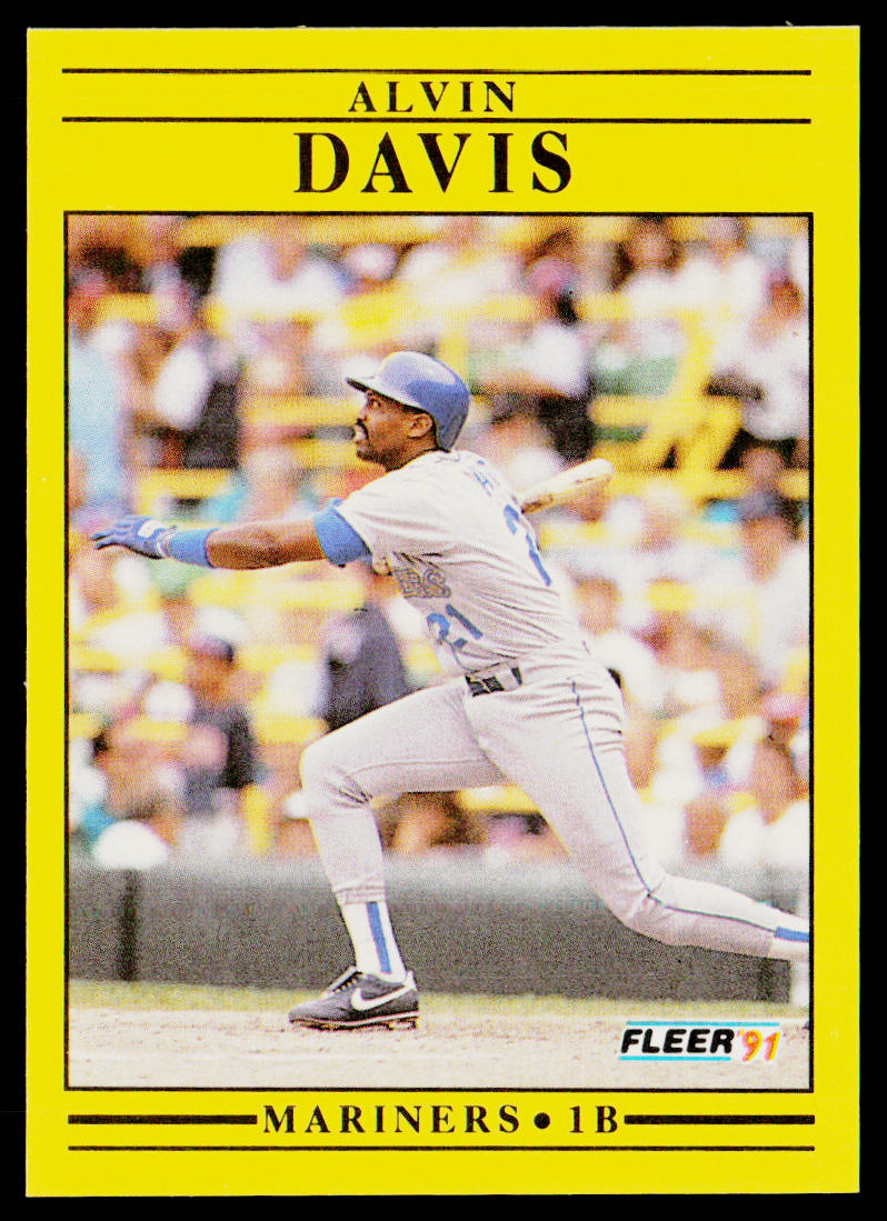 Alvin Davis 1991 Fleer #449 Seattle Mariners