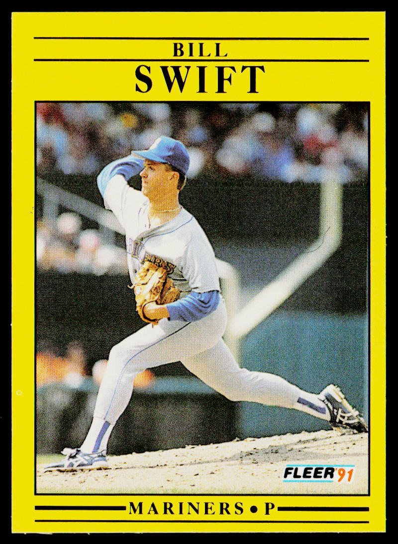 Bill Swift 1991 Fleer #462 Seattle Mariners