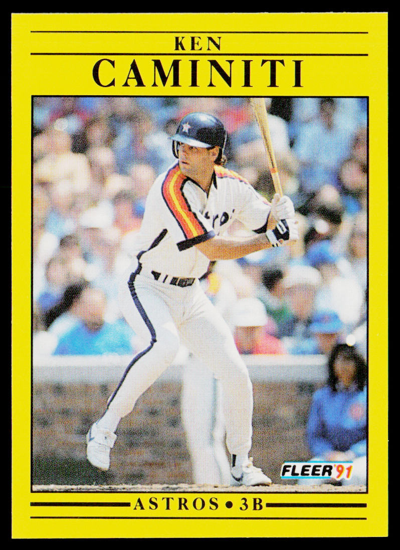 Ken Caminiti 1991 Fleer #500 Houston Astros