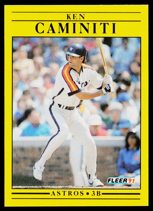Ken Caminiti 1991 Fleer #500 Houston Astros