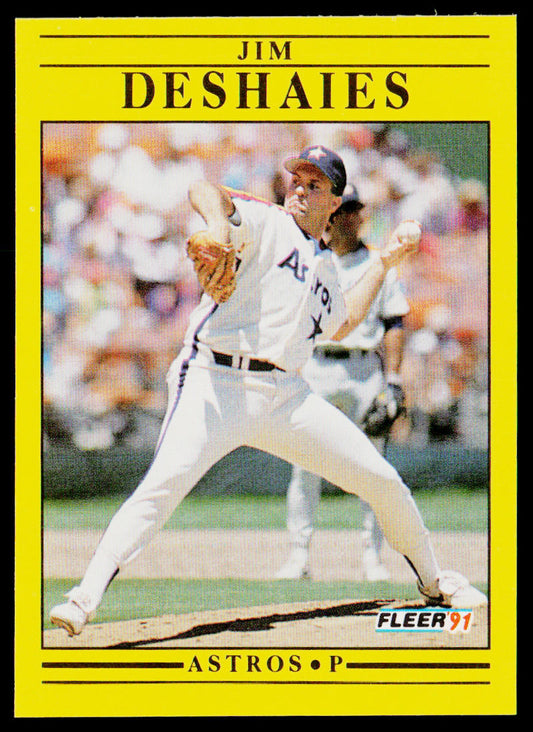 Jim Deshaies 1991 Fleer #506a Houston Astros