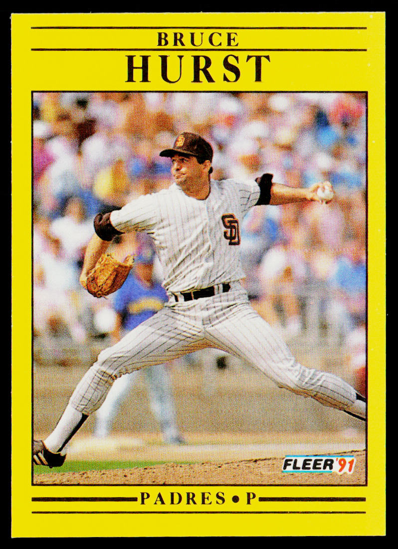Bruce Hurst 1991 Fleer #533 San Diego Padres