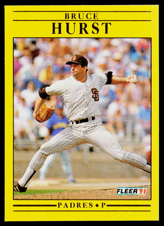 Bruce Hurst 1991 Fleer #533 San Diego Padres