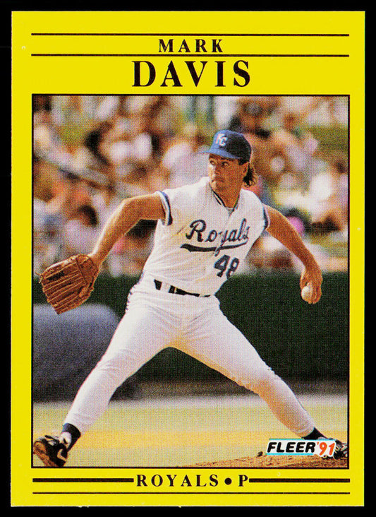 Mark Davis 1991 Fleer #555 Kansas City Royals