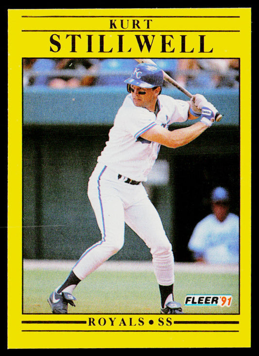 Kurt Stillwell 1991 Fleer #571 Kansas City Royals