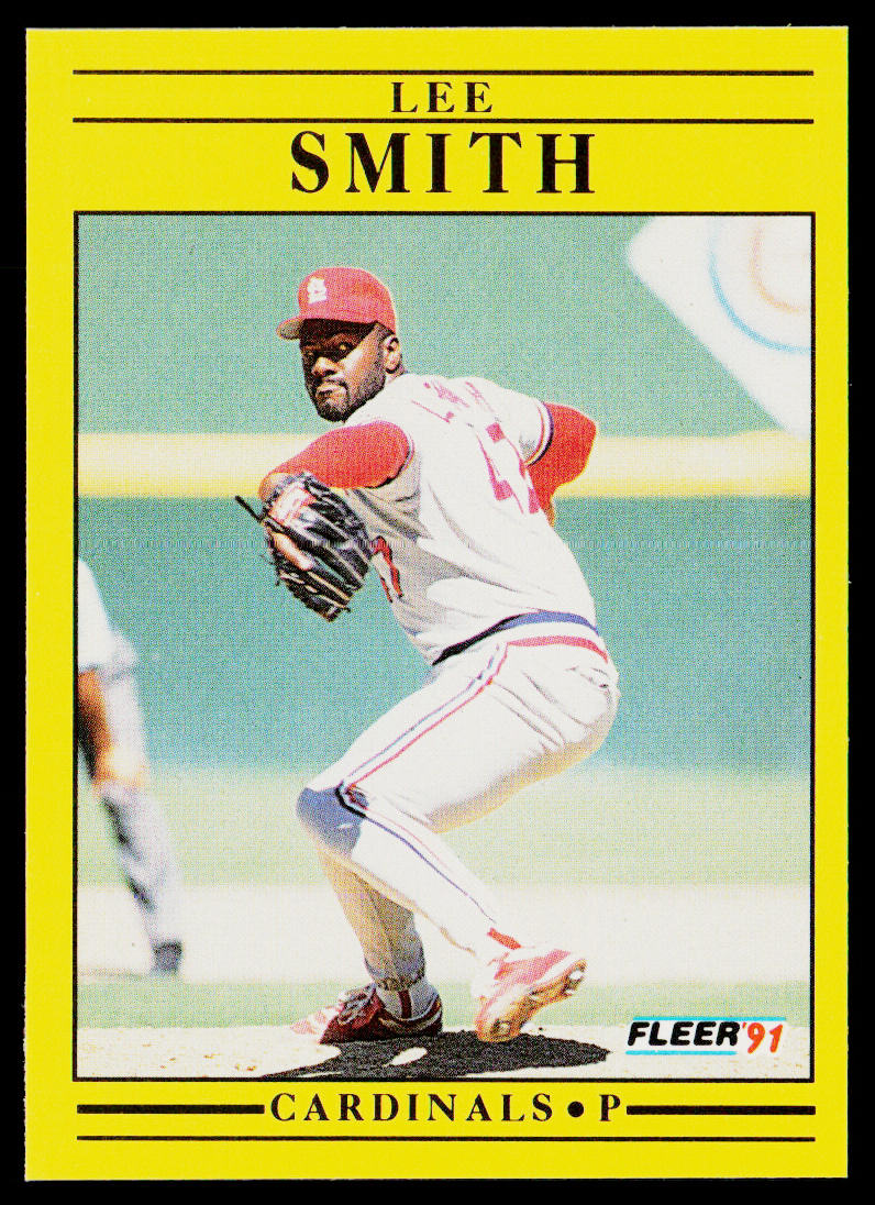 Lee Smith 1991 Fleer #645 St. Louis Cardinals