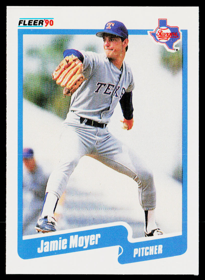 Jamie Moyer 1990 Fleer #307 Texas Rangers