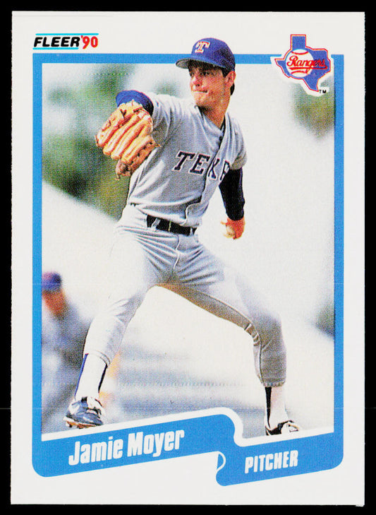 Jamie Moyer 1990 Fleer #307 Texas Rangers