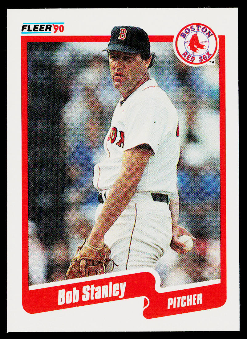 Bob Stanley 1990 Fleer #289b Boston Red Sox