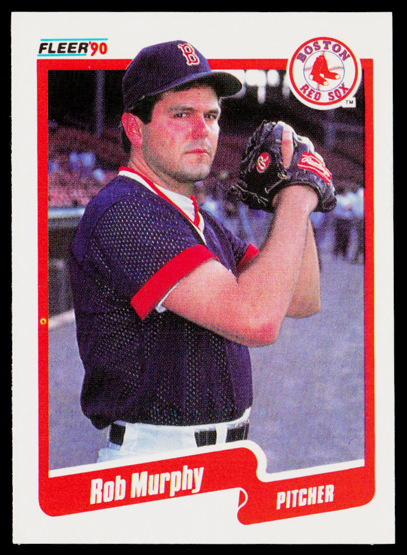 Rob Murphy 1990 Fleer #281b Boston Red Sox
