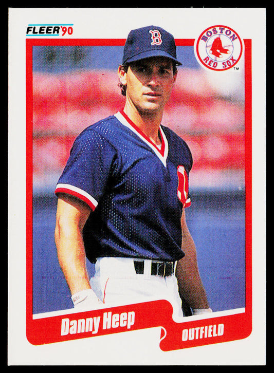 Danny Heep 1990 Fleer #278 Boston Red Sox
