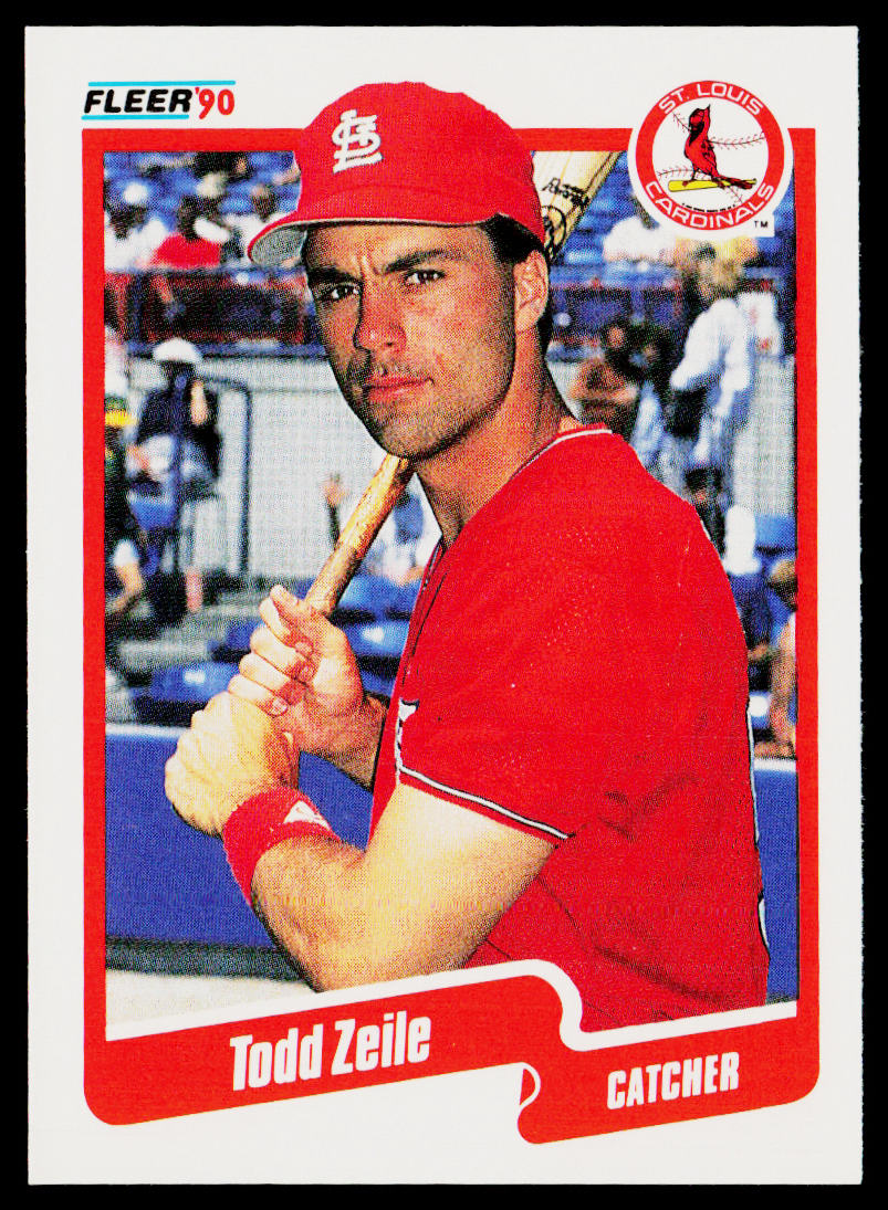 Todd Zeile 1990 Fleer #265 St. Louis Cardinals