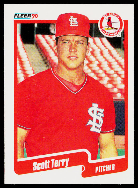 Scott Terry 1990 Fleer #261b St. Louis Cardinals