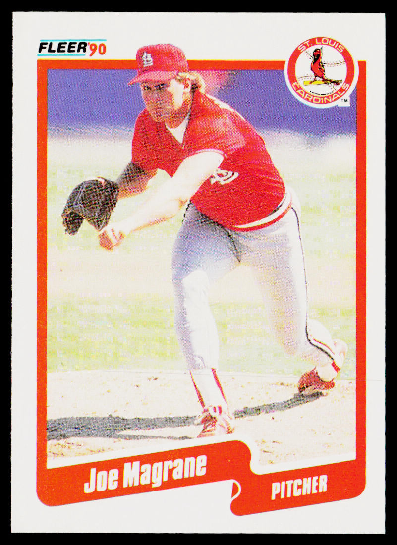 Joe Magrane 1990 Fleer #252 St. Louis Cardinals