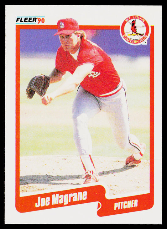 Joe Magrane 1990 Fleer #252 St. Louis Cardinals