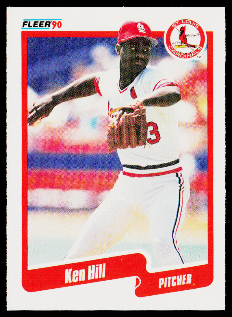 Ken Hill 1990 Fleer #251 St. Louis Cardinals