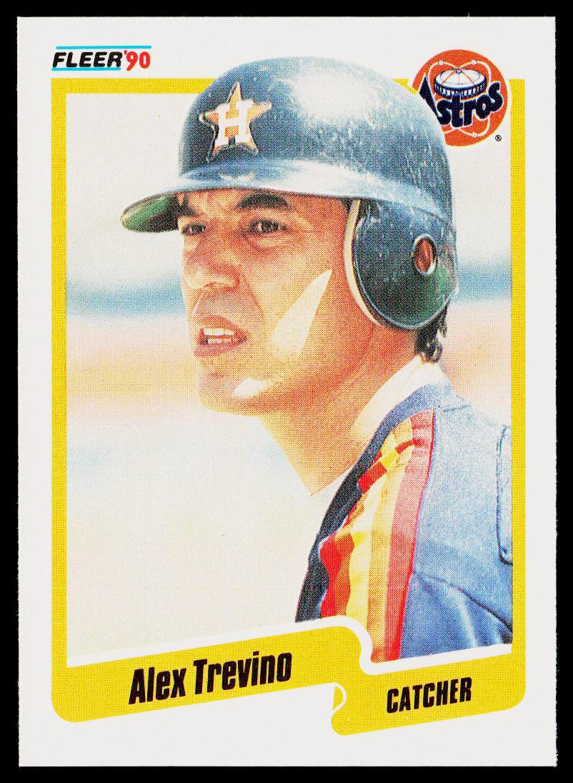 Alex Trevino 1990 Fleer #239 Houston Astros