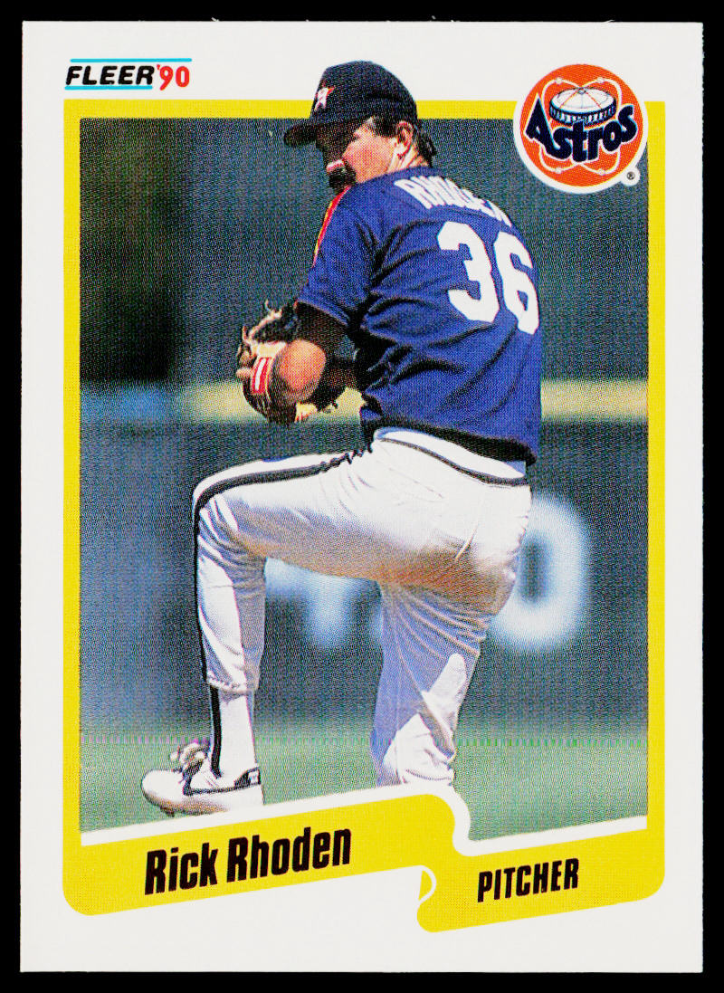 Rick Rhoden 1990 Fleer #235 Houston Astros
