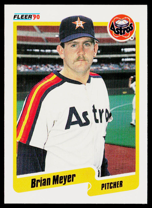 Brian Meyer 1990 Fleer #232 Houston Astros