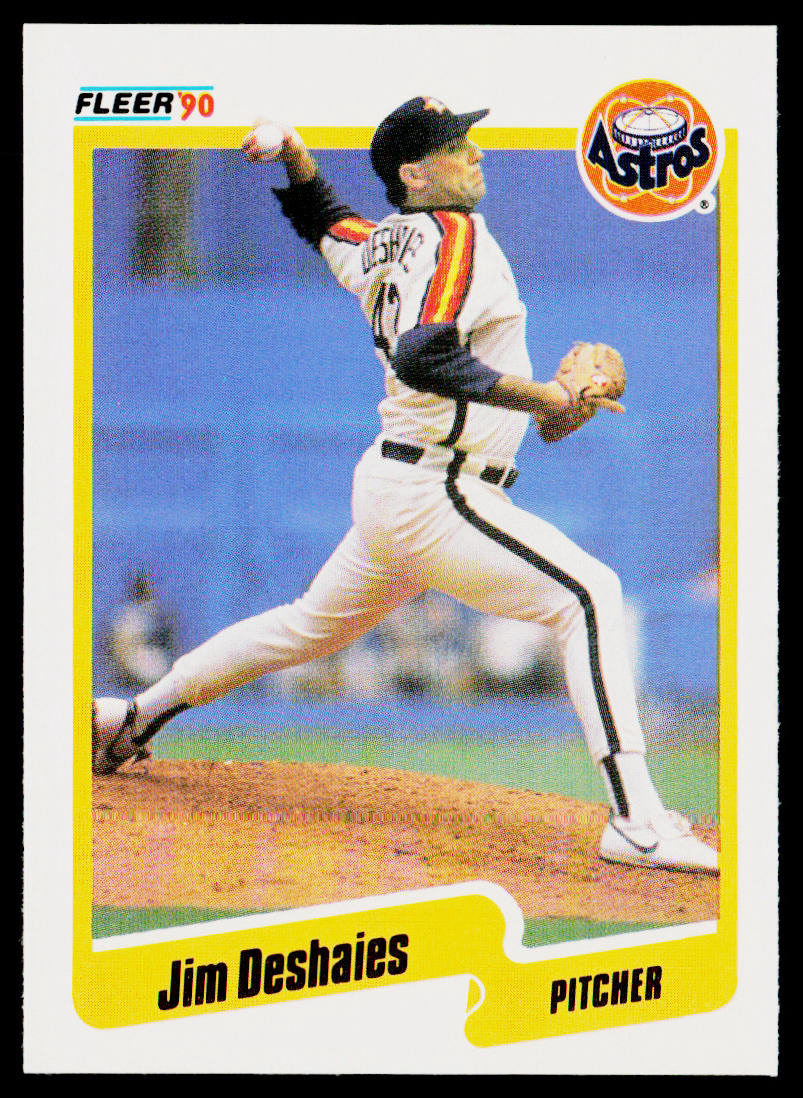 Jim Deshaies 1990 Fleer #229b Houston Astros